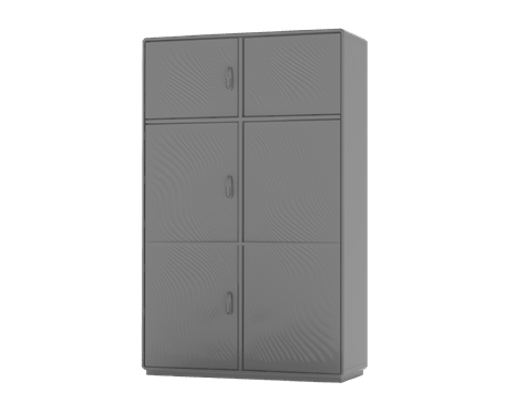 Fiberglass enclosure Grafi12-1840x1150x330 -IP55 -3compartments